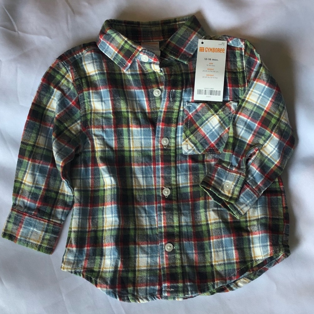 Gymboree Toddler Flannel Button Up Shirt